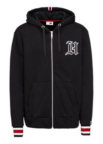 Tommy Hilfiger, Herren Sweatjacke 'LEWIS HAMILTON LOGO ZIP HOODY', Schwarz