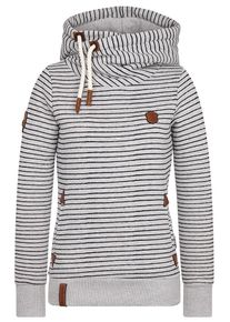 Naketano, Damen Hoodie, Graumeliert / Schwarz