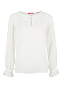 s.Oliver RED LABEL, Damen Blusenshirt, Wei&szlig;