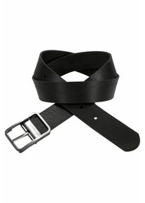 J. JAYZ, Herren Lederg&uuml;rtel, Schwarz