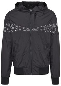 Urban Classics, Herren Advanced Arrow Windrunner, Schwarz / Weiß