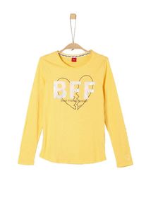 s.Oliver Junior, M&auml;dchen Longsleeve, Gelbmeliert