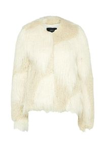 SET, Damen Kunstfell Jacke, Creme