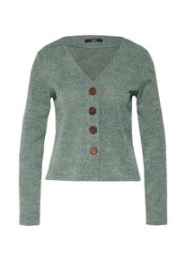 Only, Damen Cardigan 'onlALBA L/S BOTTON CARDIGAN', Grün
