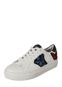 Tom Tailor, Damen Sneaker, Blau / Rot / Schwarz / Weiß