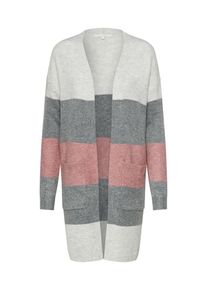 Tom Tailor Denim, Damen Cardigan, Grau / Hellgrau / Rosa
