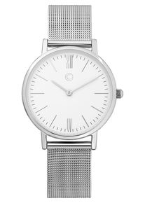 C-Collection, Damen Uhr, Silber / Weiß