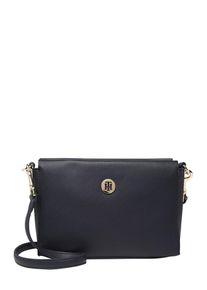 Tommy Hilfiger, Damen Tasche 'EFFORTLESS SAFFIANO XOVER', Nachtblau