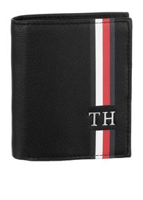 Tommy Hilfiger, Herren Geldbörse 'TH Corporate NS Trifold', Navy / Rot / Schwarz / Weiß