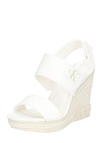 Calvin Klein Jeans, Damen Keilsandale 'LACEY', Offwhite