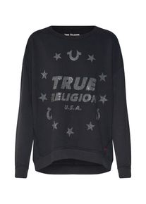 True Religion, Damen Sweatshirt 'Stars', Schwarz