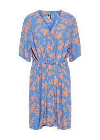 Véro Moda VERO MODA, Damen Hemd, Royalblau / Pfirsich