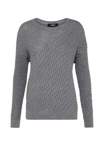 Object, Damen Strick-Pullover, Grau
