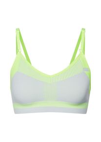 Nike, Damen Bustier 'FLYKNIT INDY BRA', Grau / Neongrün