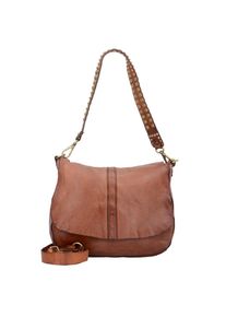 Campomaggi, Damen Schultertasche, Cognac