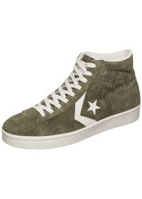 Converse, Herren Pro Leather Mid Sneaker, Hellgrün / Weiß