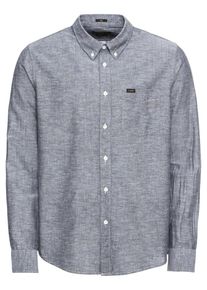 Lee, Herren Hemd, Graumeliert