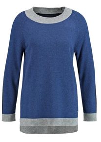 Gerry Weber, Damen Pullover, Blau / Grau / Schwarz