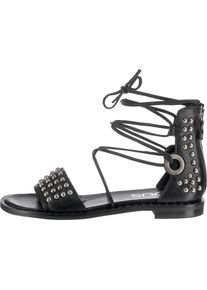 Mjus, Damen Time Klassische Sandalen, Schwarz