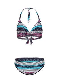 Protest, Damen Bikini 'ELEONORE BCUP', Türkis / Hellblau / Dunkellila / Pink / Schwarz