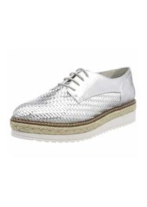 Tamaris, Damen Schn&uuml;rschuhe, Silber