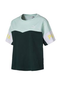 Puma, Damen T-Shirt, Gelb / Tanne / Pastellgrün