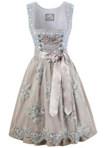 Marjo, Damen Dirndl, Hellbeige / Opal