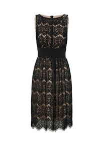 Swing, Damen Cocktailkleid, Nude / Schwarz