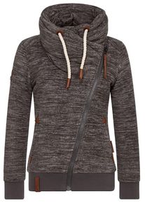 Naketano, Damen Fleecejacke 'J&uuml;beragend Pimped', Greige