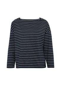 Tom Tailor Denim, Damen Shirt, Marine / Wei&szlig;