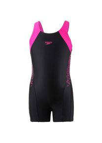 Speedo, Mädchen Badeanzug 'BOOM SPLICE', Pink / Schwarz