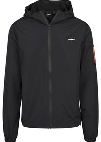 Mister Tee, Herren Jacke 'Dryhair', Koralle / Schwarz
