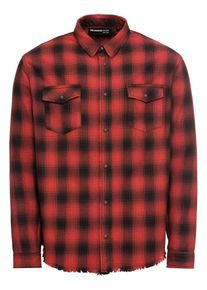 THE KOOPLES, Herren Hemd 'SHIRT', Rot / Schwarz