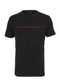 Mister Tee, Herren Tee 'ABC', Rot / Schwarz
