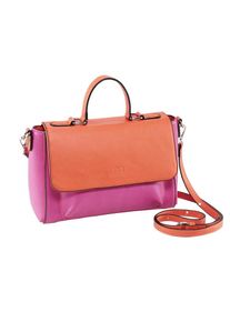 Heine, Damen Tasche, Dunkelorange / Pink