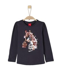 s.Oliver Junior, Mädchen Longsleeve, Navy