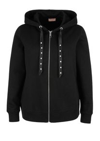 TRIANGLE, Damen Sweatjacke, Schwarz