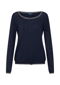 Tom Tailor, Damen Cardigan, Navy / Silber