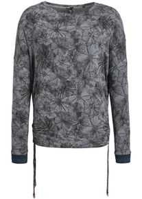 Khujo, Damen Longsleeve 'TADITA AOP', Grau