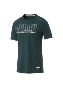 Puma, Herren T-Shirt 'Athletics', Grün