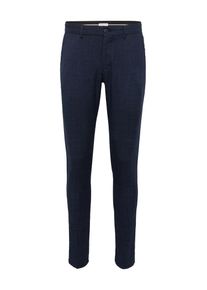Selected Homme, Herren Hose 'SHDSKINNY-MATH BLUE SQUARE TROUSER', Nachtblau