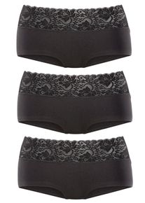 Vivance, Damen Panties, Schwarz