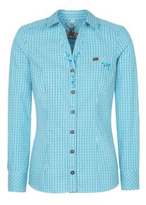 Spieth & Wensky SPIETH & WENSKY, Damen Hemdbluse 'Geisingen', Aqua