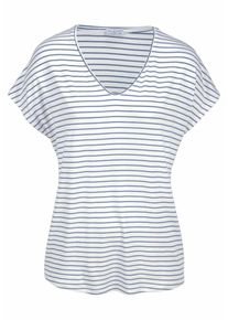 re.draft, Damen T-Shirt, Blau / Wei&szlig;