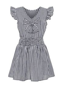 name it, Mädchen Kleid, Dunkelblau / Weiß