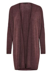 Only, Damen Oversize Strick-Cardigan, Weinrot
