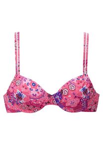 Buffalo, Damen Bügelbikinitop, Lila / Pink