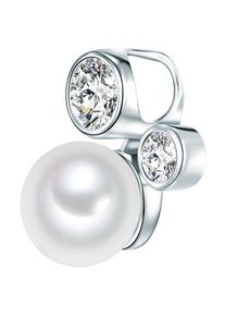 Valero Pearls, Damen Silberanh&auml;nger mit S&uuml;&szlig;wasserperle und Zirkonia, Silber