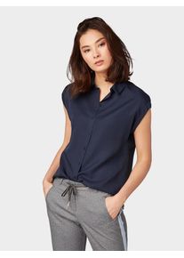 Tom Tailor, Damen Bluse, Navy