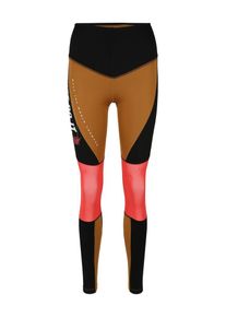 Nike, Damen Leggings, Braun / Koralle / Schwarz